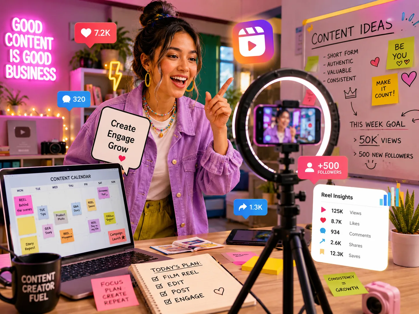 Social media marketing preview